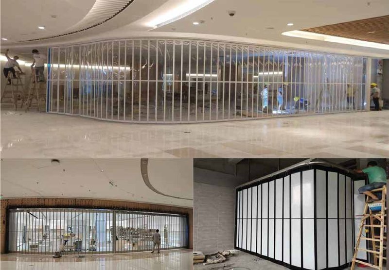 أبواب طي (بولي كربونيت)