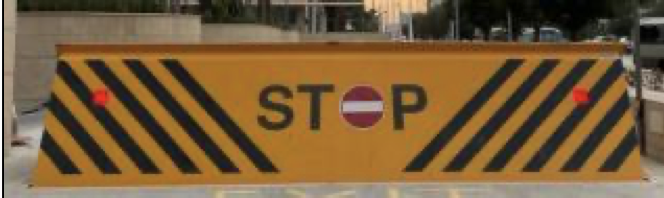 Crush Rated Road blocker   3Mtr Opening H=110 cm (Turkey)