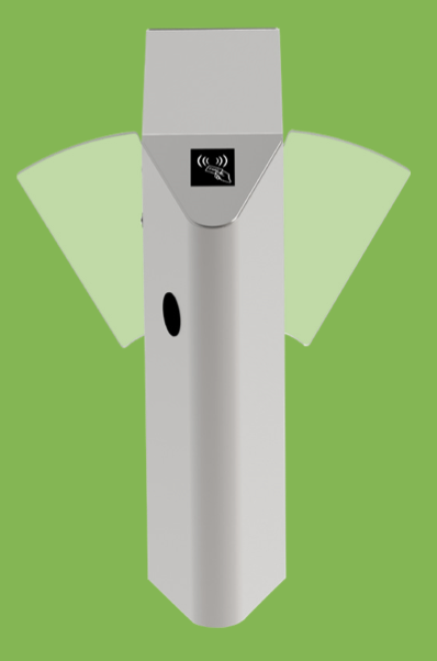 FLB4222 PRO ZKT Single Lane Flap Barrier Turnstile Middle Part