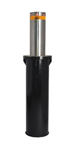 Hydraulic Automatic Bollards with LED warning light and 3M reflective tape (217/600) (CH)