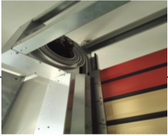Aluminum Spiral High Speed Rollup Door (German motor)